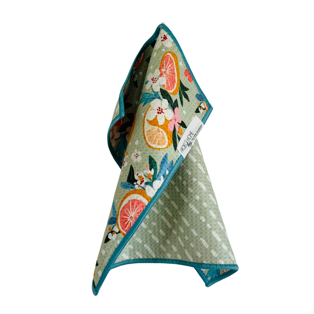 Orange Ya Glad | Waffle Weave Microfiber Towels Kitchen & Bath Hand Towels Reversible Hand Towel | Towel Collective | Cody, WY