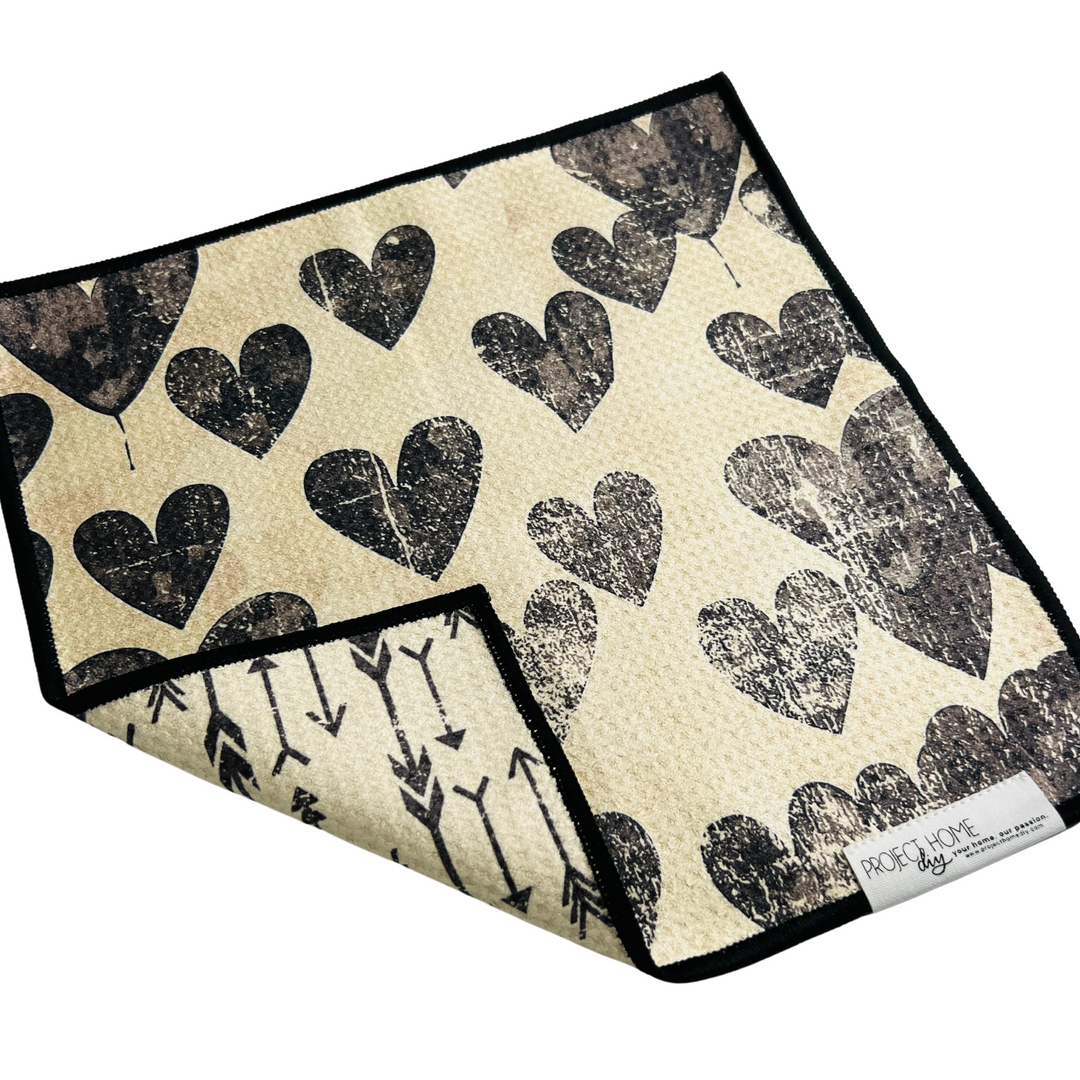 Makes Me Quiver | Waffle Weave Microfiber Towels Kitchen & Bath Hand Towels Reversible Hand Towel | Towel Collective | Cody, WY