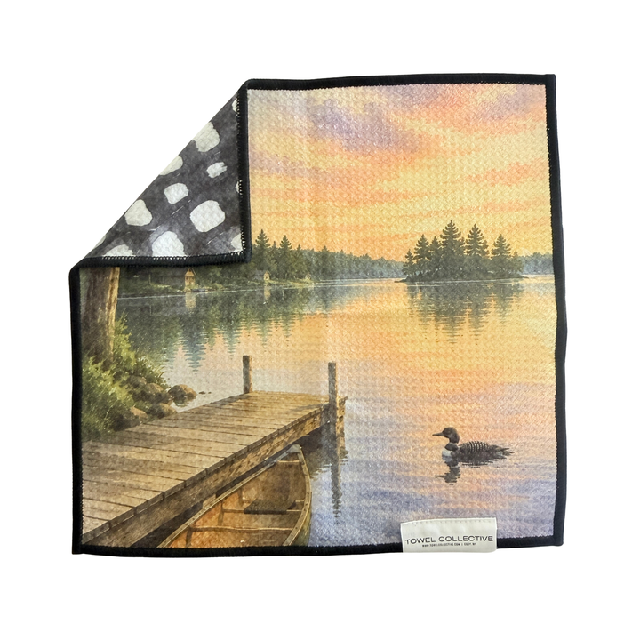 Looney | Waffle Weave Microfiber Towels Kitchen & Bath