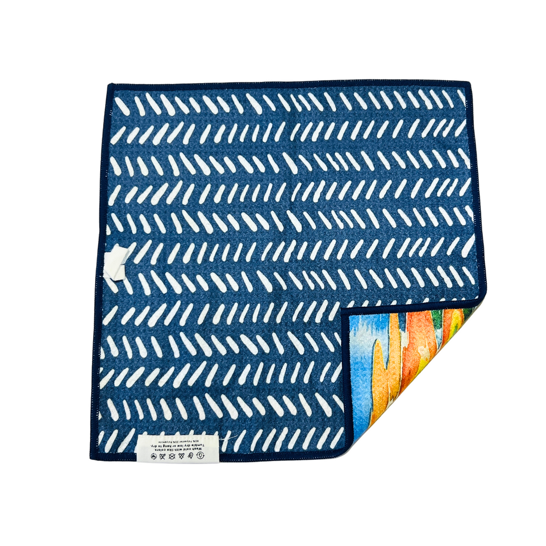 Grand Prismatic | Yellowstone Collection | Waffle Weave Microfiber Towels Kitchen & Bath Hand Towels Reversible Hand Towel | Towel Collective | Cody, WY