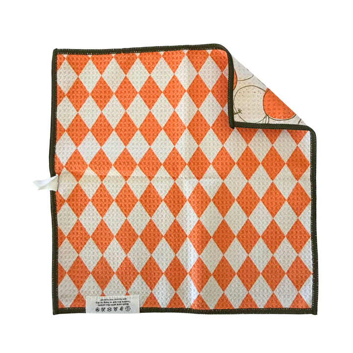 Dressed in Orange | Waffle Weave Microfiber Towels Kitchen & Bath