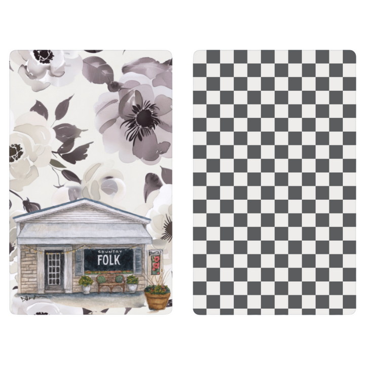 Cottage Life | Country Folk | Reversible Towel Hand Towels Reversible Hand Towel | Towel Collective | Cody, WY