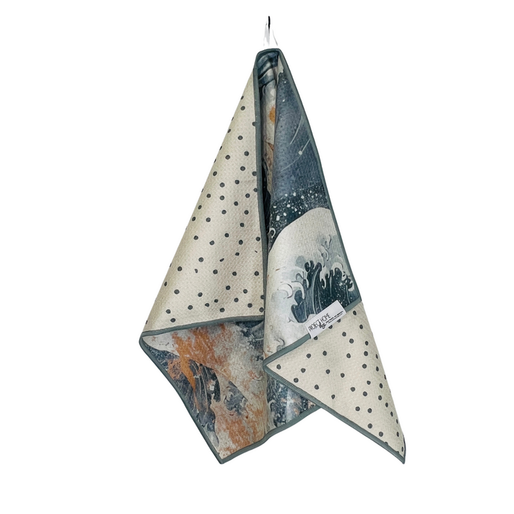 The Wave | Waffle Weave Microfiber Towels Kitchen & Bath Hand Towels Reversible Hand Towel | Towel Collective | Cody, WY