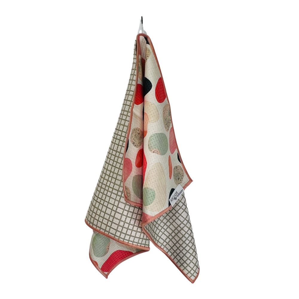 Rock My World | Waffle Weave Microfiber Towels Kitchen & Bath Hand Towels Reversible Hand Towel | Towel Collective | Cody, WY