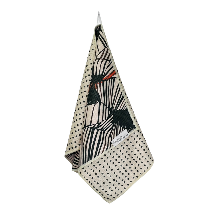 Palm Leaf | Waffle Weave Microfiber Towels Kitchen & Bath Hand Towels Reversible Hand Towel | Towel Collective | Cody, WY