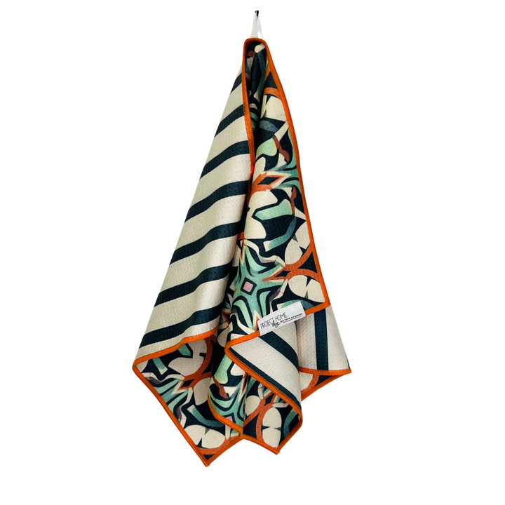 Timeless Tiles | Waffle Weave Microfiber Towels Kitchen & Bath Hand Towels Reversible Hand Towel | Towel Collective | Cody, WY