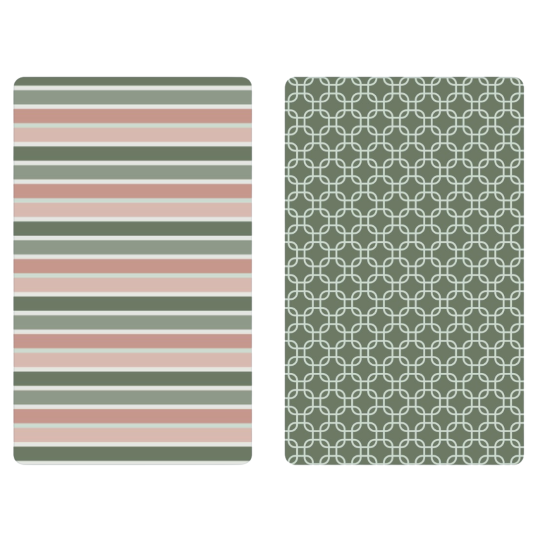 Modern Stripe | Waffle Weave Microfiber Towels Kitchen & Bath (Feb Subscription) Reversible Hand Towel | Towel Collective | Cody, WY