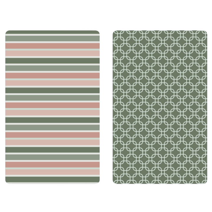 Modern Stripe | Waffle Weave Microfiber Towels Kitchen & Bath (Feb Subscription) Reversible Hand Towel | Towel Collective | Cody, WY