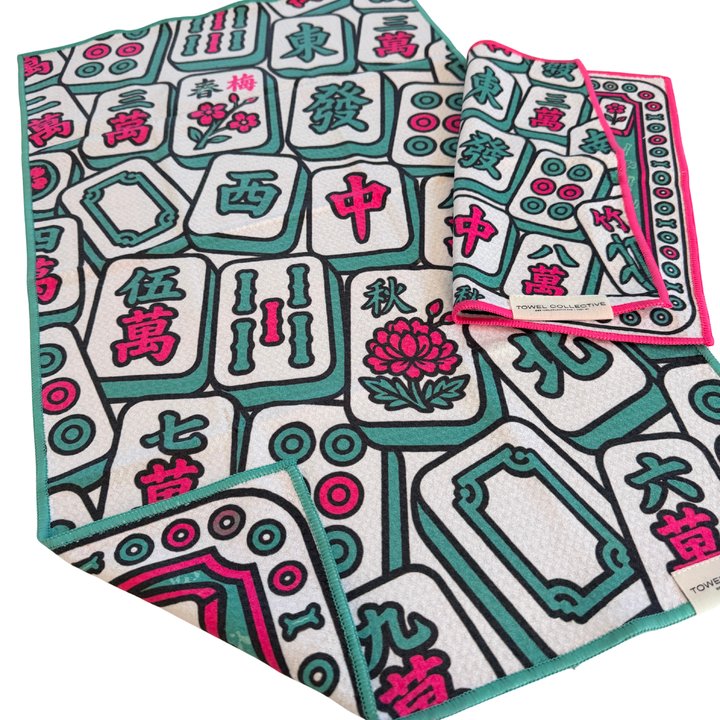 Mahj Time | Waffle Weave Microfiber Towels Kitchen & Bath