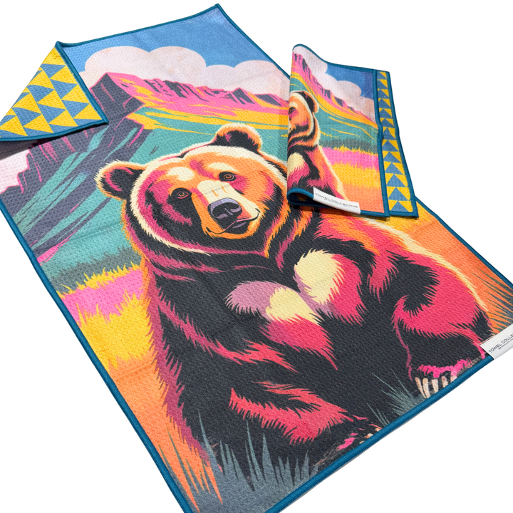 Bearly There | Waffle Weave Microfiber Towels Kitchen & Bath
