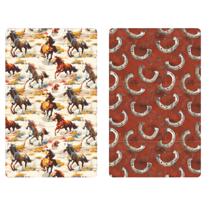 Horse Country | Waffle Weave Microfiber Towels Kitchen & Bath Hand Towels Reversible Hand Towel | Towel Collective | Cody, WY