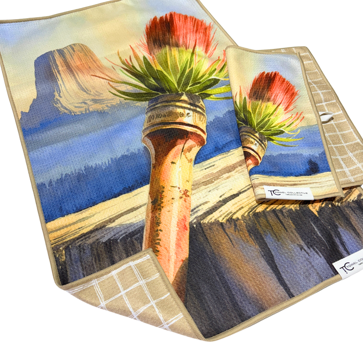 "Paintbrush" | Waffle Weave Microfiber Towels Kitchen & Bath