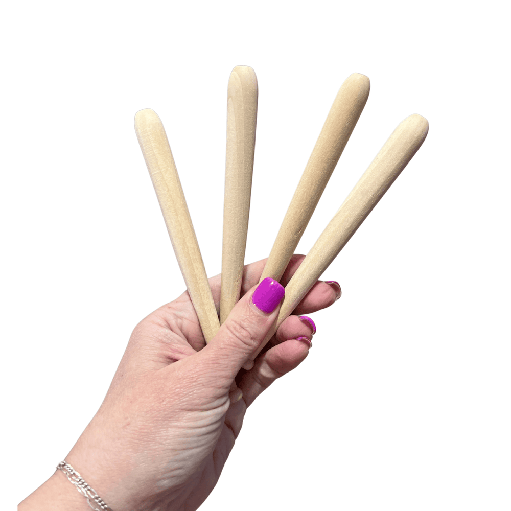 6" Mini Wood Baseball Bats (Set of 4)| Bulk Buy Decor Reversible Hand Towel | Towel Collective | Cody, WY