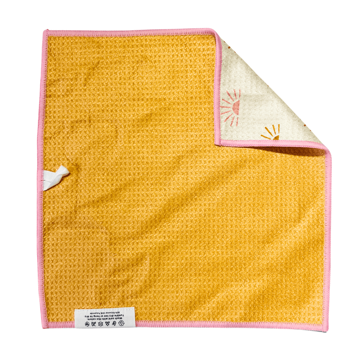 Retro Rays | Waffle Weave Microfiber Towels Kitchen & Bath Hand Towels Reversible Hand Towel | Towel Collective | Cody, WY