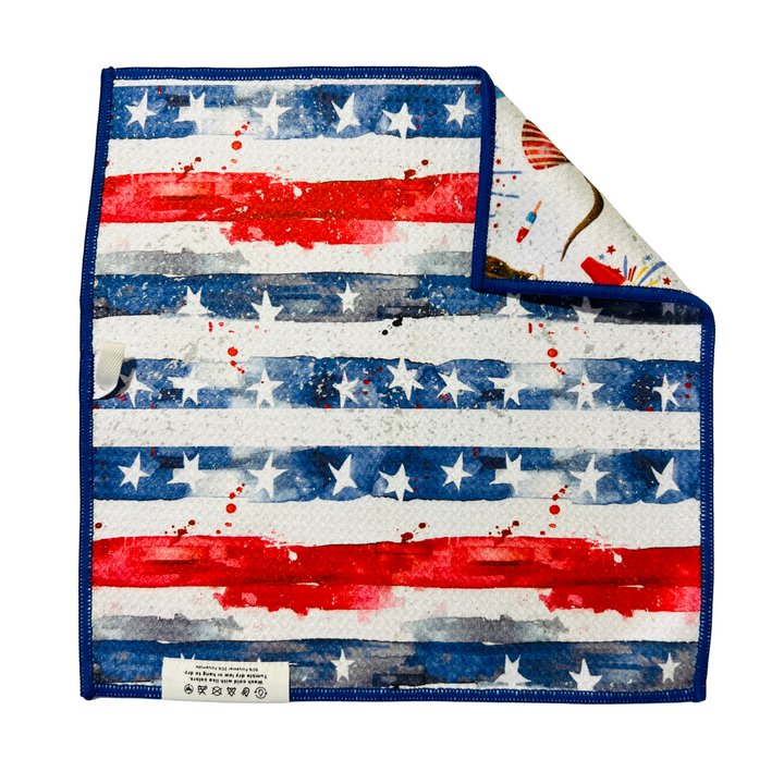 Highland Heroes | Waffle Weave Microfiber Towels Kitchen & Bath Hand Towels Reversible Hand Towel | Towel Collective | Cody, WY