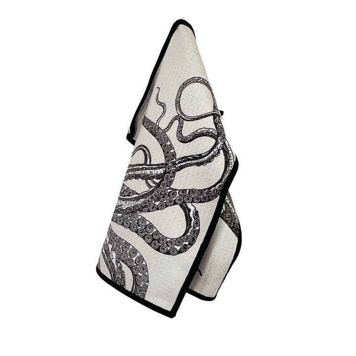 Kraken | Waffle Weave Microfiber Towels Kitchen & Bath Hand Towels Reversible Hand Towel | Towel Collective | Cody, WY