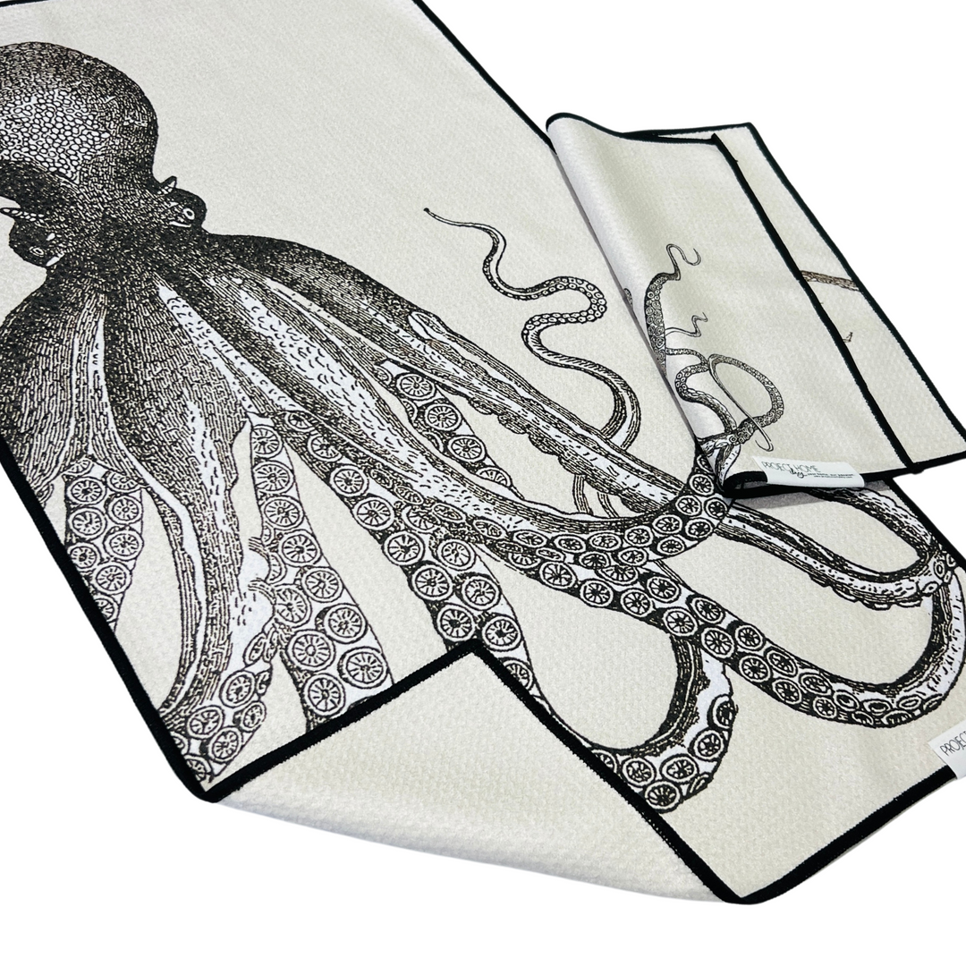 Kraken | Waffle Weave Microfiber Towels Kitchen & Bath Hand Towels Reversible Hand Towel | Towel Collective | Cody, WY