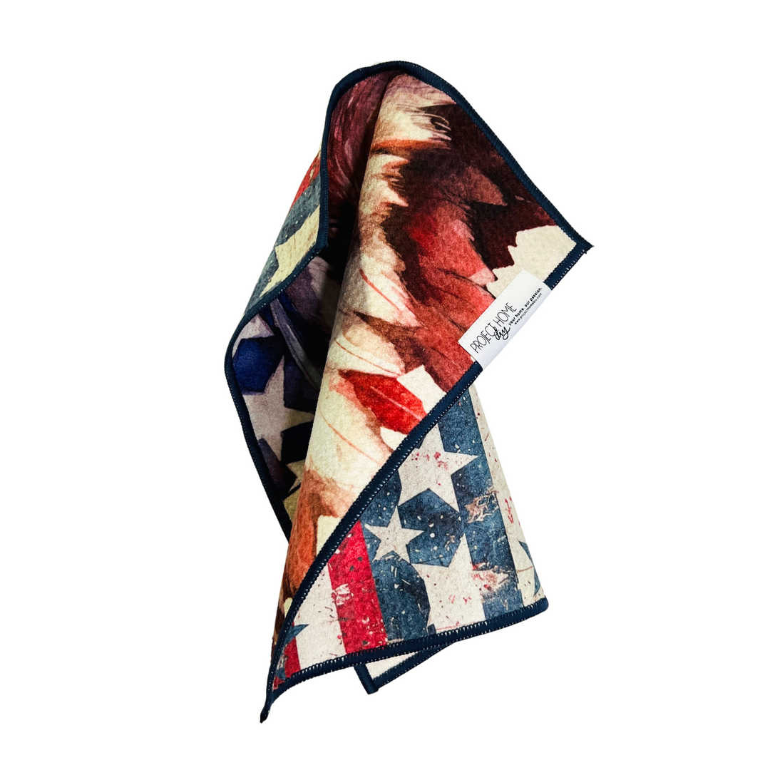 Flying High | Waffle Weave Microfiber Towels Kitchen & Bath Hand Towels Reversible Hand Towel | Towel Collective | Cody, WY