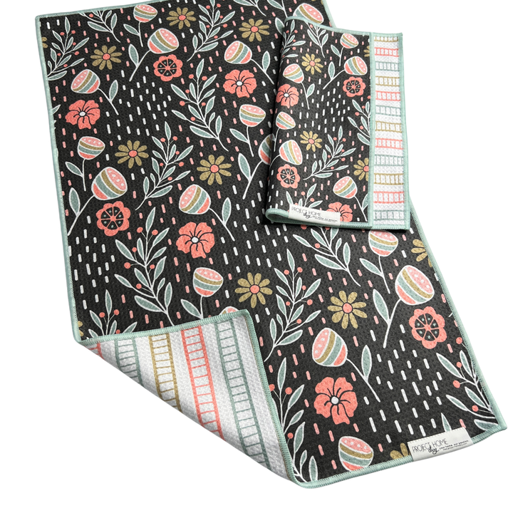 J'aime Pastels | Waffle Weave Microfiber Towels Kitchen & Bath Hand Towels Reversible Hand Towel | Towel Collective | Cody, WY