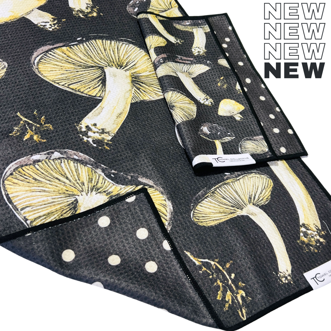 Fungi & Dot | Waffle Weave Microfiber Towels Kitchen & Bath