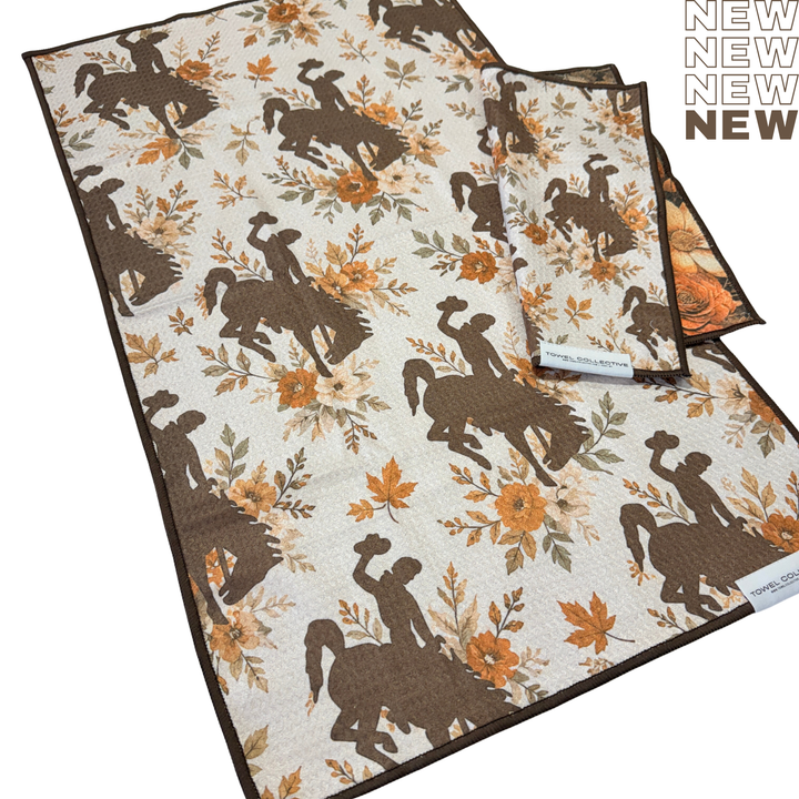 Bucking Fall | Waffle Weave Microfiber Towels Kitchen & Bath