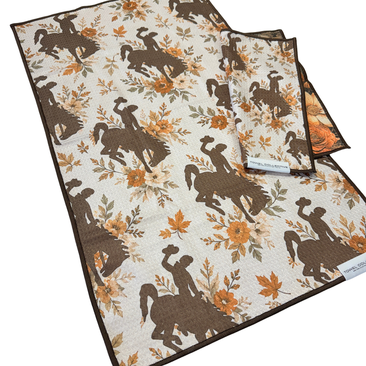 Bucking Fall | Waffle Weave Microfiber Towels Kitchen & Bath