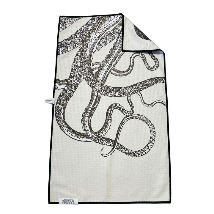 Kraken | Waffle Weave Microfiber Towels Kitchen & Bath Hand Towels Reversible Hand Towel | Towel Collective | Cody, WY