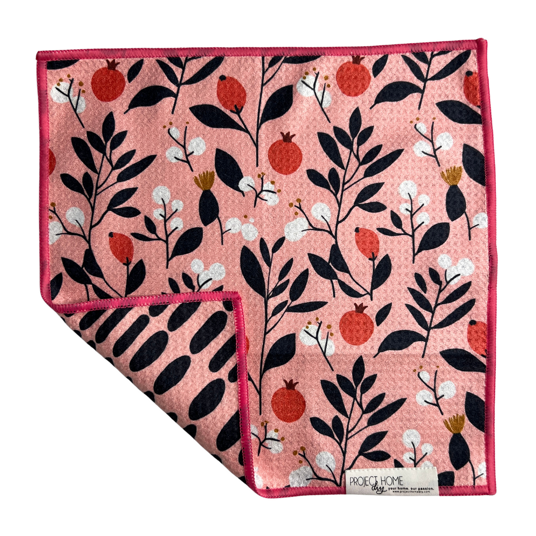 Pom-tastic | Waffle Weave Microfiber Towels Kitchen & Bath Hand Towels Reversible Hand Towel | Towel Collective | Cody, WY