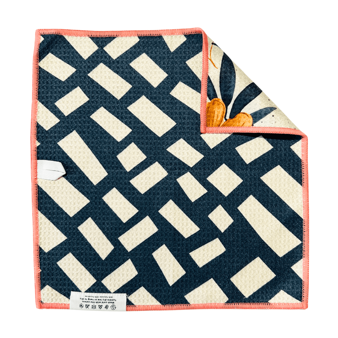 Scribble & Bloom | Waffle Weave Microfiber Towels Kitchen & Bath Hand Towels Reversible Hand Towel | Towel Collective | Cody, WY