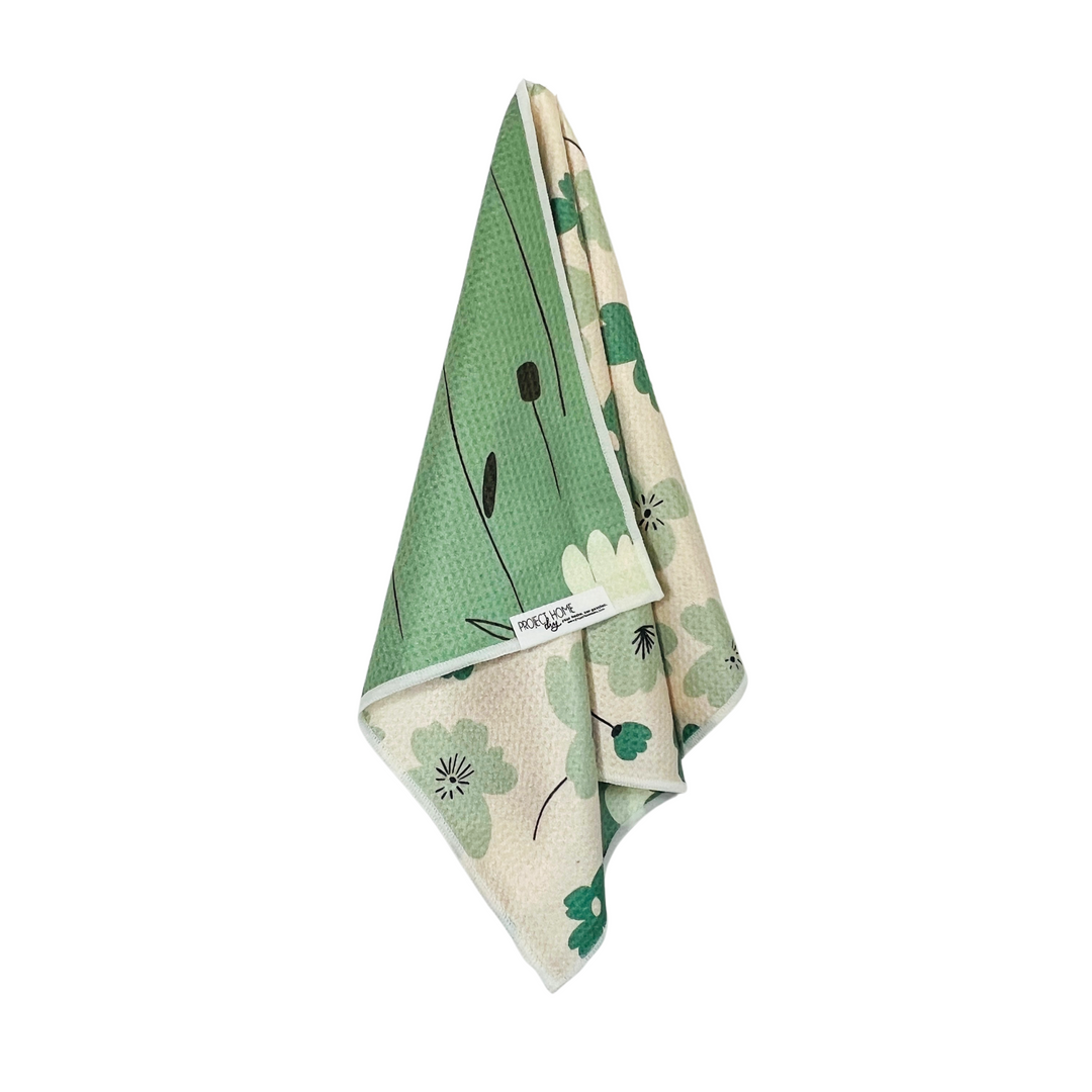 Meadow | Waffle Weave Microfiber Towels Kitchen & Bath Hand Towels Reversible Hand Towel | Towel Collective | Cody, WY