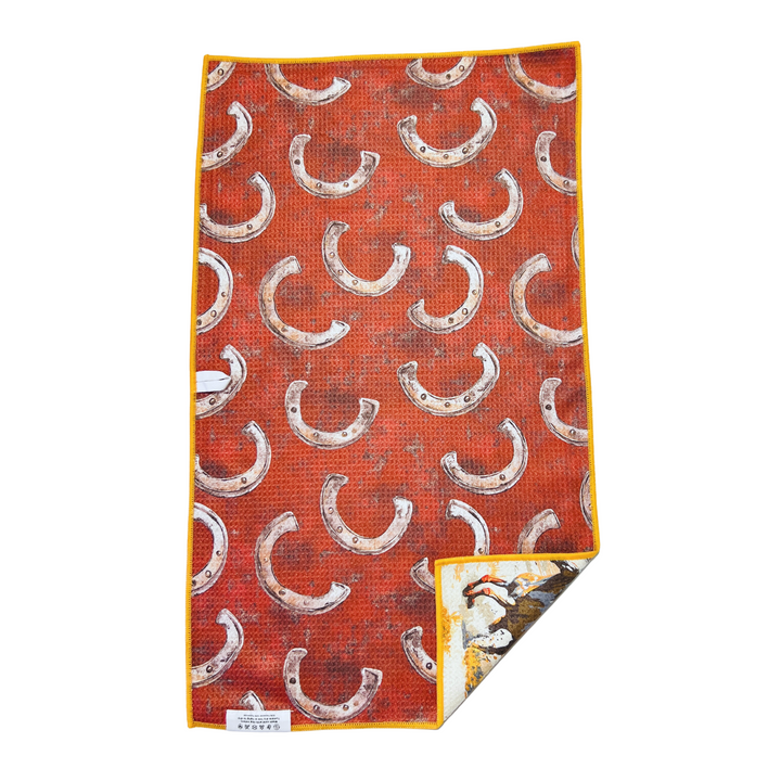Horse Country | Waffle Weave Microfiber Towels Kitchen & Bath Hand Towels Reversible Hand Towel | Towel Collective | Cody, WY