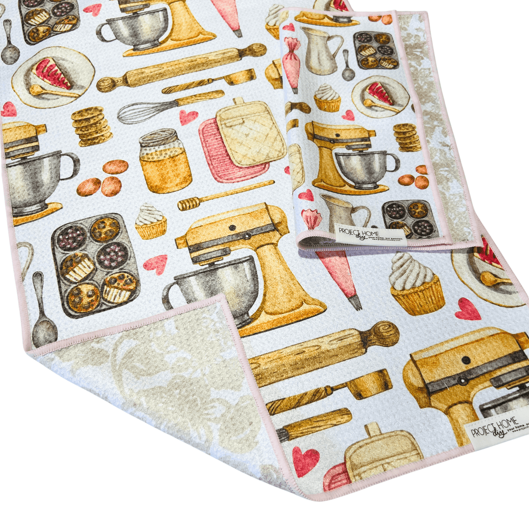 Baked Dreams | Waffle Weave Microfiber Towels Kitchen & Bath Hand Towels Reversible Hand Towel | Towel Collective | Cody, WY