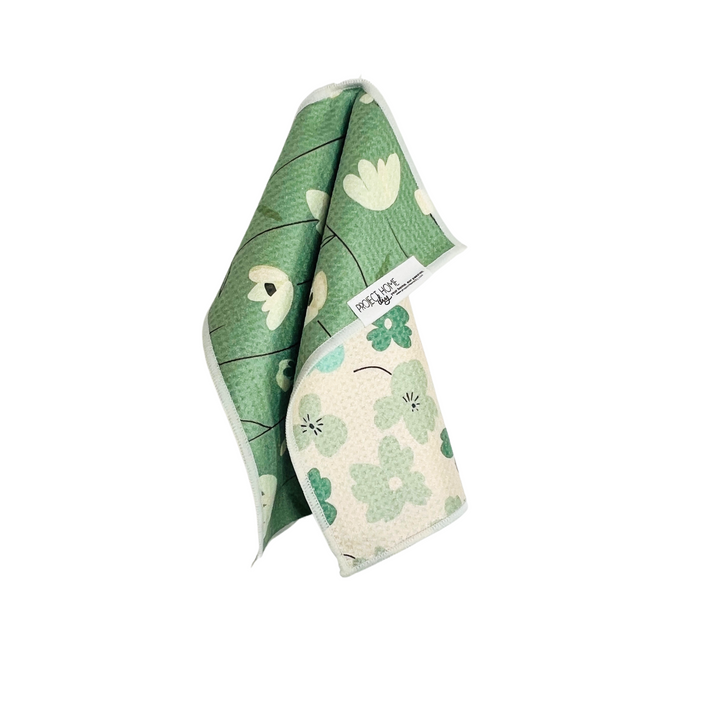 Meadow | Waffle Weave Microfiber Towels Kitchen & Bath Hand Towels Reversible Hand Towel | Towel Collective | Cody, WY