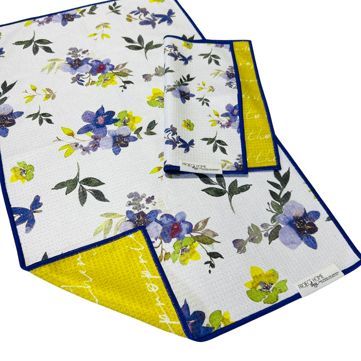 Find Your Calm | Waffle Weave Microfiber Towels Kitchen & Bath Hand Towels Reversible Hand Towel | Towel Collective | Cody, WY