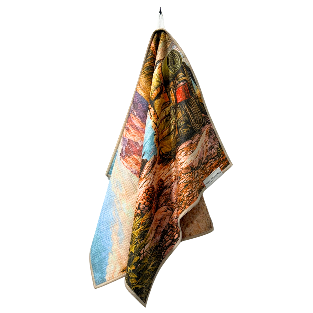 Follow the Ridgeline | Waffle Weave Microfiber Towels Kitchen & Bath