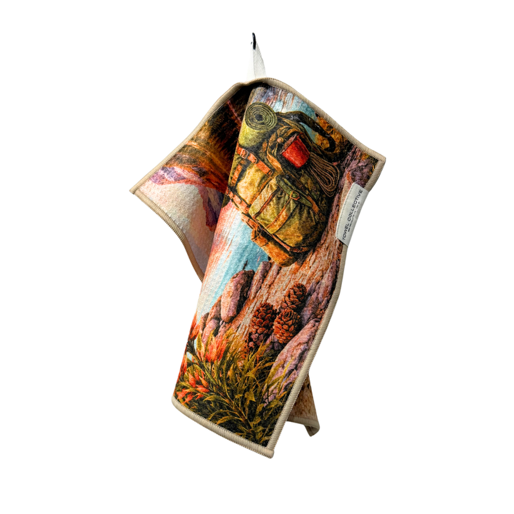 Follow the Ridgeline | Waffle Weave Microfiber Towels Kitchen & Bath
