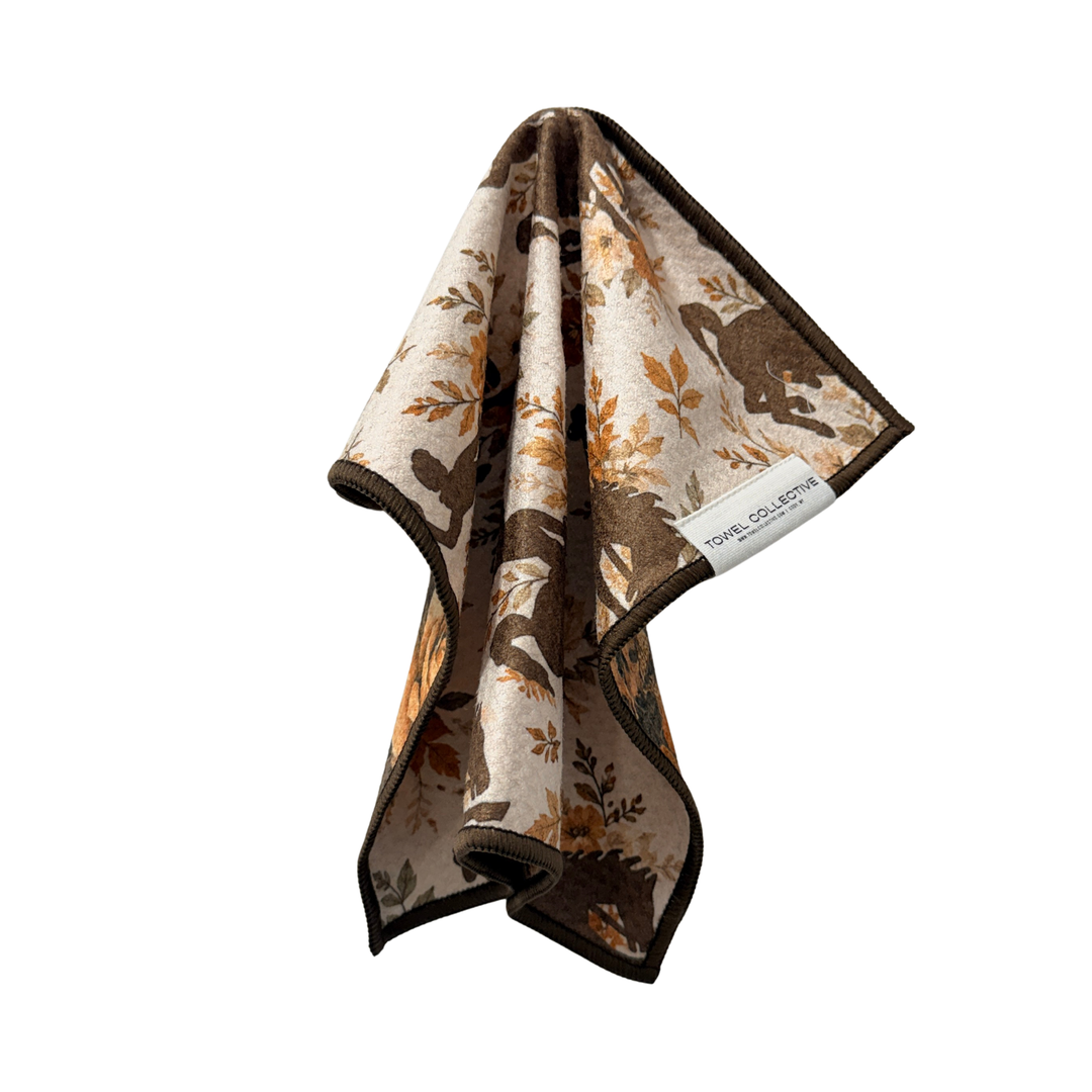 Bucking Fall | Waffle Weave Microfiber Towels Kitchen & Bath