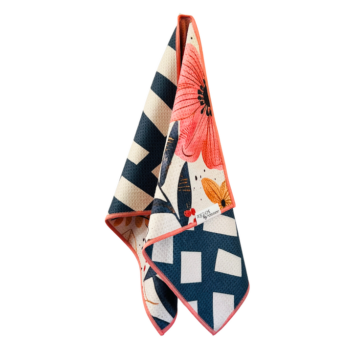 Scribble & Bloom | Waffle Weave Microfiber Towels Kitchen & Bath Hand Towels Reversible Hand Towel | Towel Collective | Cody, WY