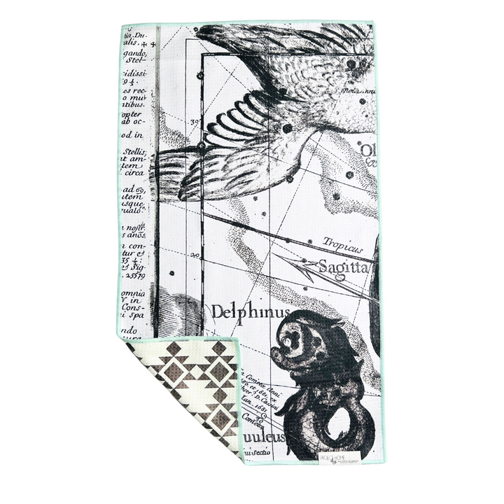 Delphinus | Waffle Weave Microfiber Towels Kitchen & Bath Hand Towels Reversible Hand Towel | Towel Collective | Cody, WY