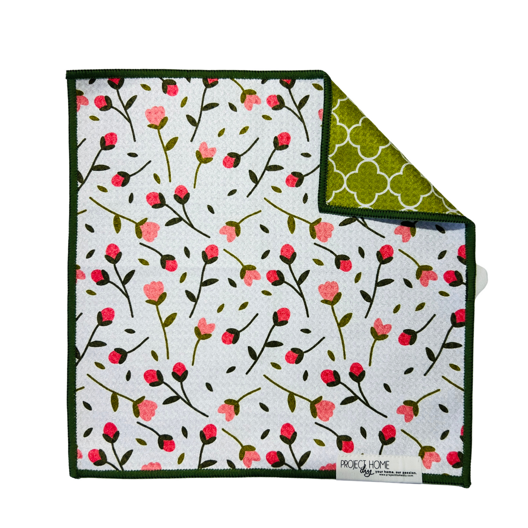 Mini Buds | Waffle Weave Microfiber Towels Kitchen & Bath Hand Towels Reversible Hand Towel | Towel Collective | Cody, WY