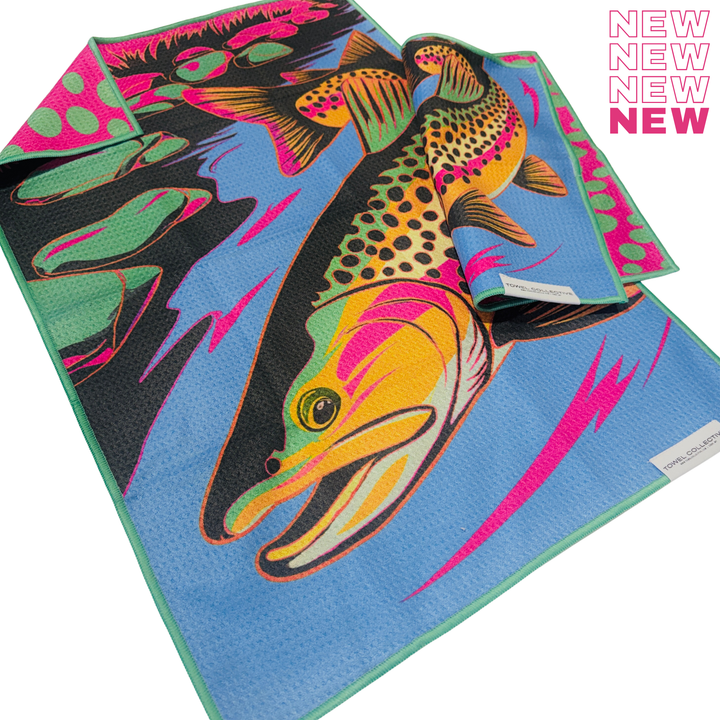 River Rainbow | Waffle Weave Microfiber Towels Kitchen & Bath