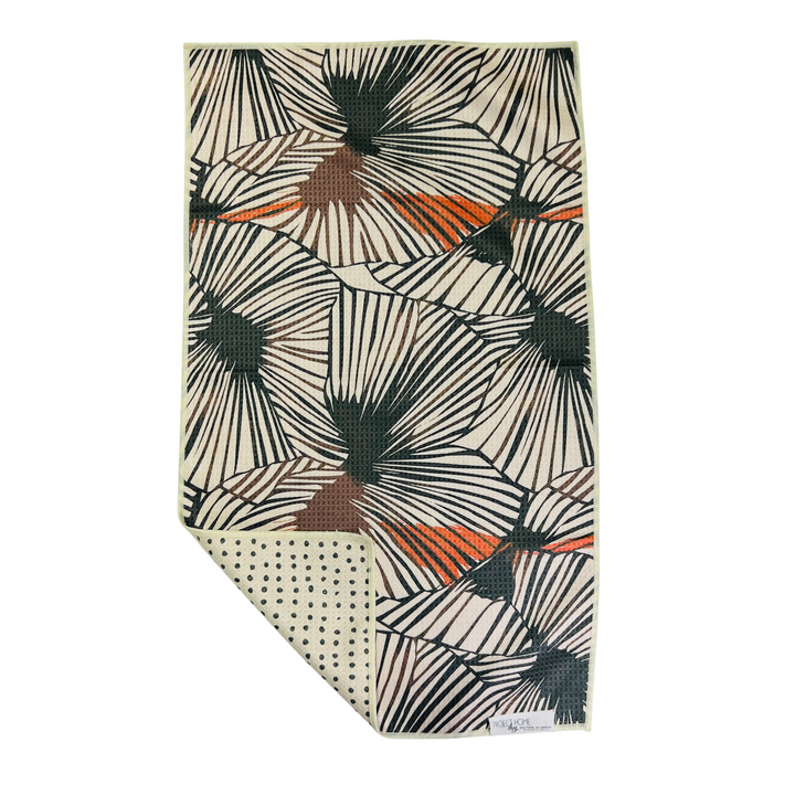 Palm Leaf | Waffle Weave Microfiber Towels Kitchen & Bath Hand Towels Reversible Hand Towel | Towel Collective | Cody, WY