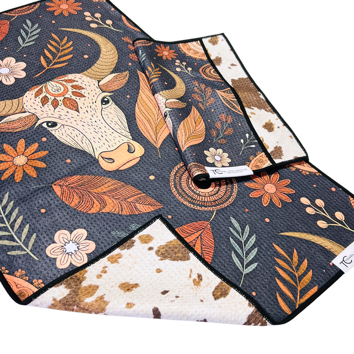 Ranch Boho | Waffle Weave Microfiber Towels Kitchen & Bath Hand Towels Reversible Hand Towel | Towel Collective | Cody, WY