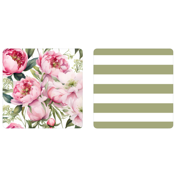 Peony Paradise | Waffle Weave Microfiber Towels Kitchen & Bath