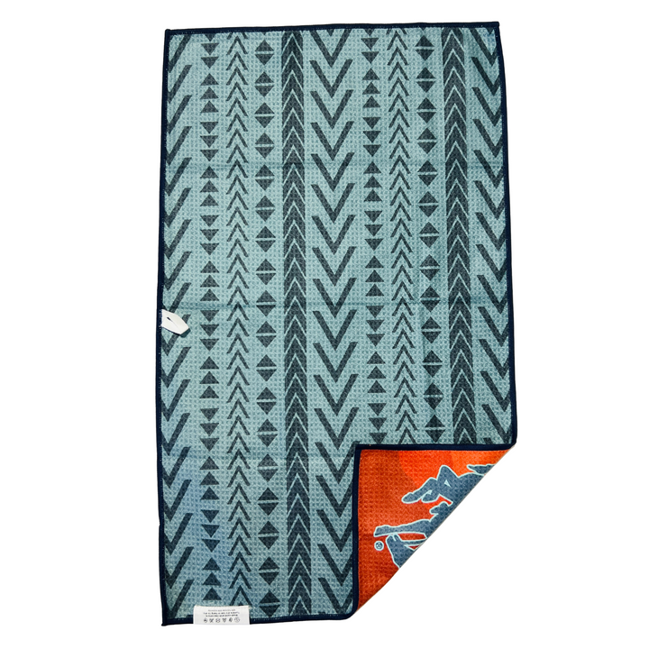 Wyoming Cowboy | Waffle Weave Microfiber Towels Kitchen & Bath Hand Towels Reversible Hand Towel | Towel Collective | Cody, WY