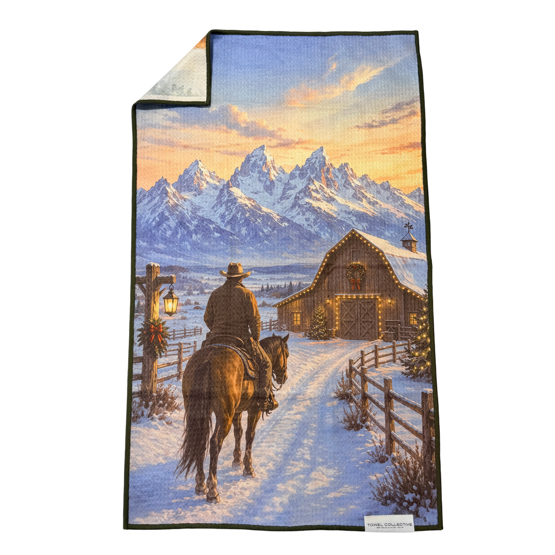 Home for Christmas | Waffle Weave Microfiber Towels Kitchen & Bath