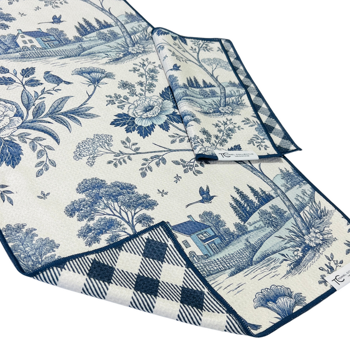 Countryside | Waffle Weave Microfiber Towels Kitchen & Bath Hand Towels Reversible Hand Towel | Towel Collective | Cody, WY