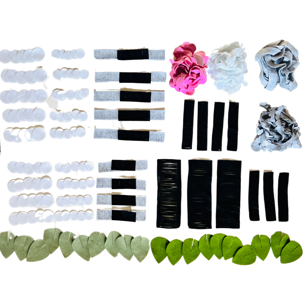 Felt Flower Set | Bulk Buy Decor Reversible Hand Towel | Towel Collective | Cody, WY