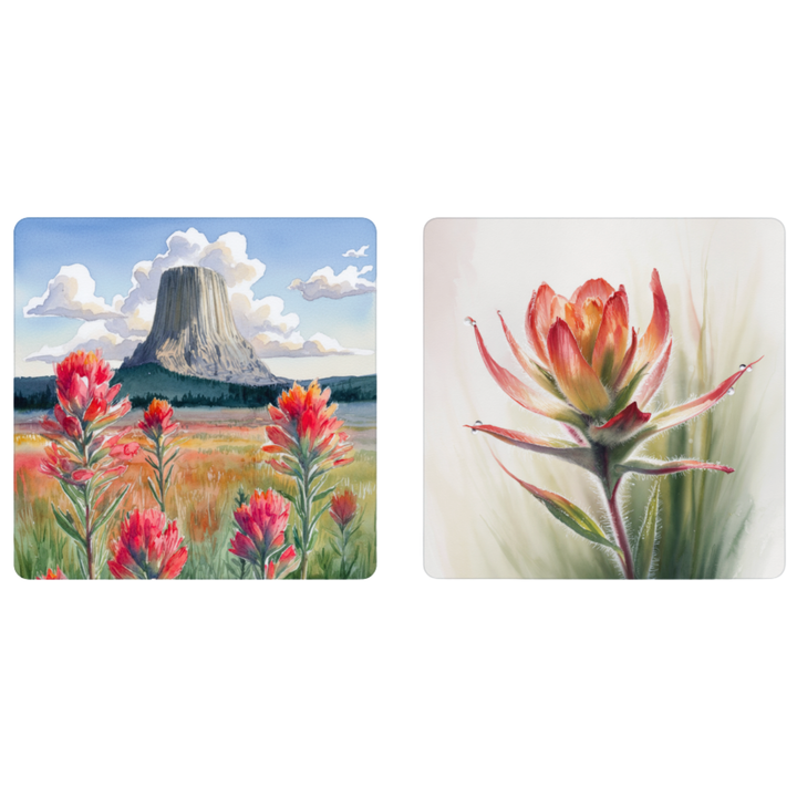 Devil's Paintbrush | Waffle Weave Microfiber Towels Kitchen & Bath Reversible Hand Towel | Towel Collective | Cody, WY