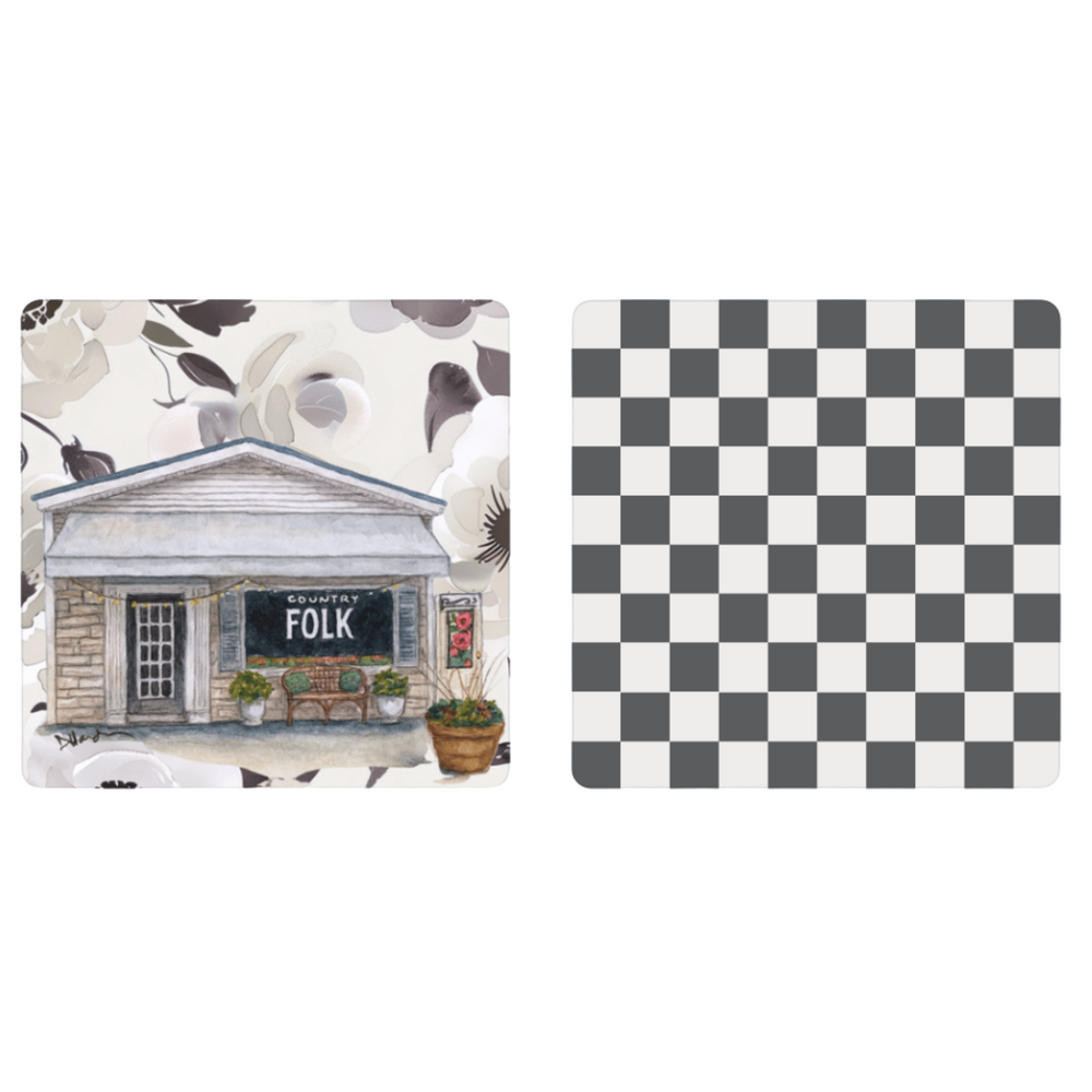 Cottage Life | Country Folk | Reversible Towel Hand Towels Reversible Hand Towel | Towel Collective | Cody, WY